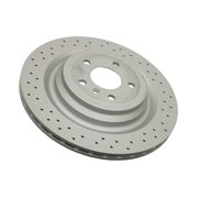 Rear Brake Rotor - Compatible with 2013 - 2014 Mercedes-Benz GL350