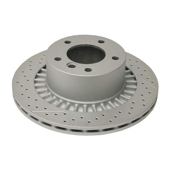 Rear Brake Rotor - Compatible with 2013 - 2018 Mercedes-Benz G63 AMG 2014 2015 2016 2017