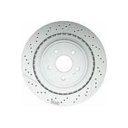 Rear Brake Rotor - Compatible with 2014 - 2016 Mercedes-Benz E63 AMG S 2015