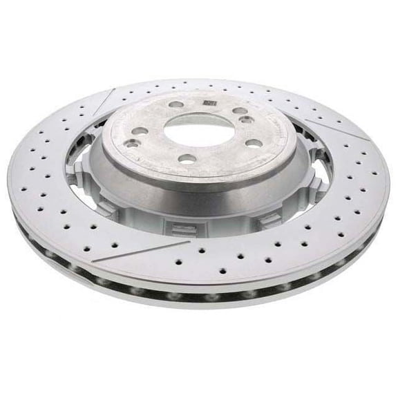 Rear Brake Rotor - Compatible with 2014 - 2021 Mercedes-Benz S63 AMG 2015 2016 2017 2018 2019 2020