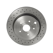 Rear Brake Rotor - Compatible with 2015 - 2017 Subaru WRX STI 2016