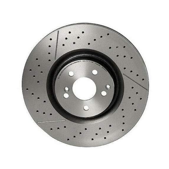 Rear Brake Rotor - Compatible with 2018 - 2021 Mercedes-Benz GLC63 AMG S 4Matic 2019 2020