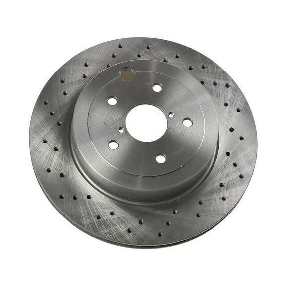 Rear Brake Rotor - Compatible with 2018 - 2021 Subaru WRX STI 2019 2020