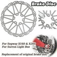 thumbnail image 1 of Rear Brake Rotor Disc for Surron Light Bee LB X for Segway X260 MX Electric Dirt Bike, 1 of 5