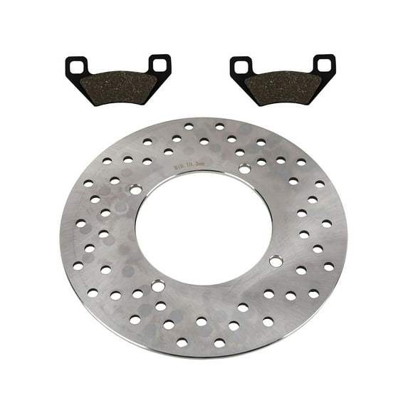 Rear Brake Rotor & Pads fits Arctic Cat 400 4x4 TBX TRV 2005 2006 2007 2008 2009