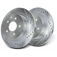 thumbnail image 1 of Rear Brake Rotor Set 2 - Compatible with 2008 - 2020 Nissan Rogue - Autopart Premium, 1 of 2