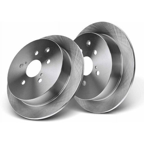 Rear Brake Rotor Set 2 - Compatible with 2011 - 2020 Toyota Sienna 2012 2013 2014 2015 2016 2017 2018 2019