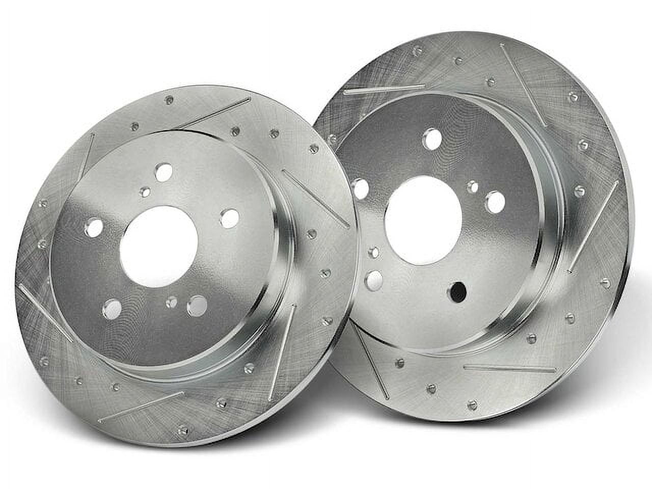 Rear Brake Rotor Set 2 - Compatible with 2019 - 2022 Toyota RAV4 2.5L 4 ...