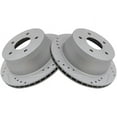 thumbnail image 1 of Rear Brake Rotor Set 2 Piece - Compatible with 1997 - 2001 Oldsmobile Bravada 1998 1999 2000, 1 of 2