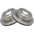 thumbnail image 1 of Rear Brake Rotor Set 2 Piece - Compatible with 1999 - 2006 Chevy Silverado 1500 Standard Cab Pickup 2000 2001 2002 2003 2004 2005, 1 of 2