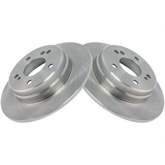 Rear Brake Rotor Set 2 Piece - Compatible with 2004 - 2008 Chrysler Crossfire 2005 2006 2007