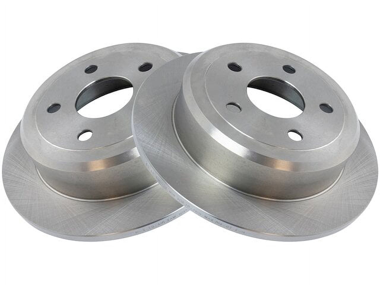 Rear Brake Rotor Set 2 Piece - Compatible with 2007 - 2017 Jeep ...