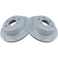 thumbnail image 1 of Rear Brake Rotor Set 2 Piece - Compatible with 2007 - 2020 Cadillac Escalade 2008 2009 2010 2011 2012 2013 2014 2015 2016 2017 2018 2019, 1 of 2
