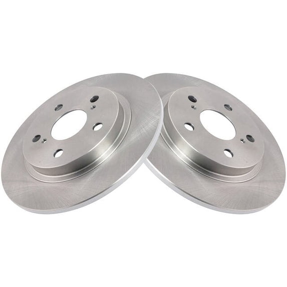 Rear Brake Rotor Set 2 Piece - Compatible with 2008 - 2015 Scion xB 2009 2010 2011 2012 2013 2014
