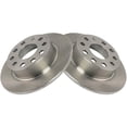 thumbnail image 1 of Rear Brake Rotor Set 2 Piece - Compatible with 2011 - 2018 Volkswagen Jetta 2012 2013 2014 2015 2016 2017, 1 of 2