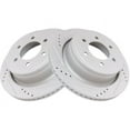 thumbnail image 1 of Rear Brake Rotor Set 2 Piece - Compatible with 2012 - 2020 Ford F-150 2013 2014 2015 2016 2017 2018 2019, 1 of 2