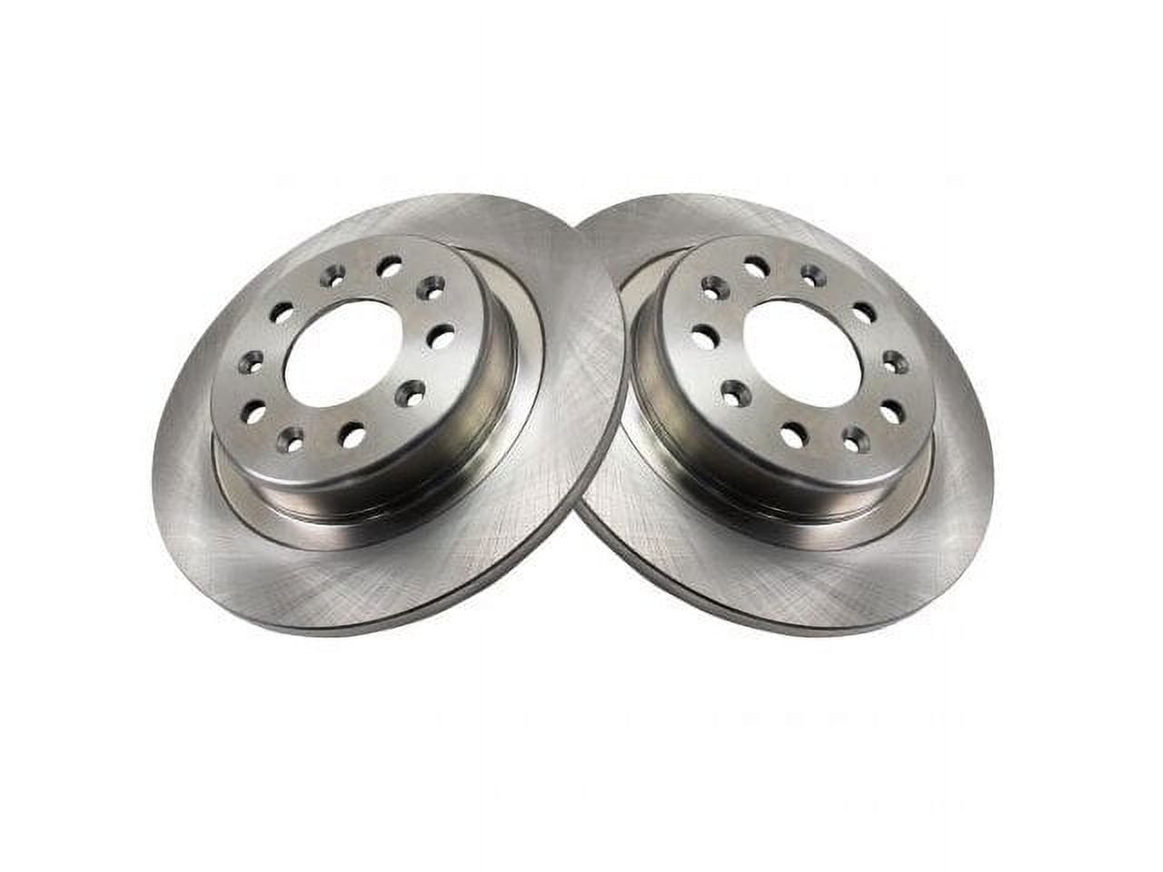 Rear Brake Rotor Set 2 Piece Compatible with 2018 2021 Chevy