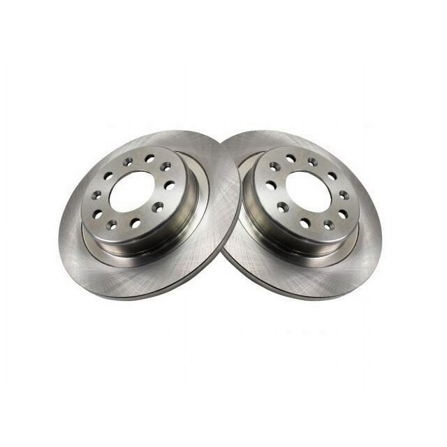 Rear Brake Rotor Set 2 Piece Compatible with 2018 2021 Chevy