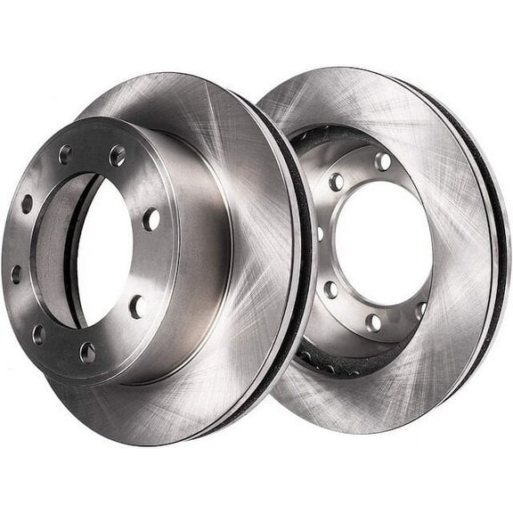 Rear Brake Rotor Set - Compatible with 2003 - 2021 Chevy Express 3500 Cutaway Van 2004 2005 2006 2007 2008 2009 2010 2011 2012 2013 2014 2015 2016 2017 2018 2019 2020