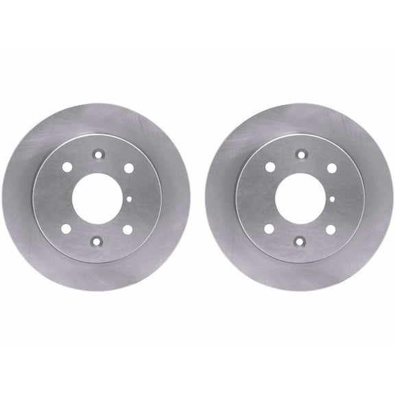 Rear Brake Rotor Set - Compatible with 1984 - 1985 Mazda RX-7 GSL-SE - Dynamic Friction