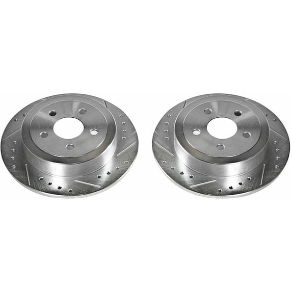 Rear Brake Rotor Set - Compatible with 1995 - 2005 Dodge Neon 1996 1997 1998 1999 2000 2001 2002 2003 2004