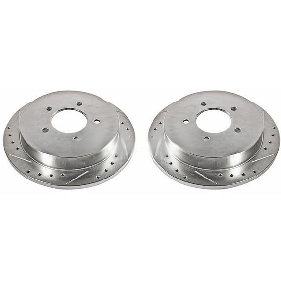 Rear Brake Rotor Set - Compatible with 1998 - 2000, 2002 Lincoln Navigator 1999