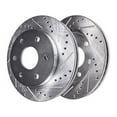 thumbnail image 1 of Rear Brake Rotor Set - Compatible with 2000 - 2006 Chevy Tahoe 2001 2002 2003 2004 2005, 1 of 2