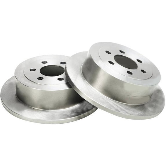 Rear Brake Rotor Set - Compatible with 2003 - 2004 Dodge Dakota
