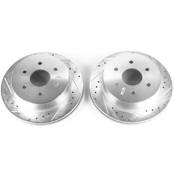Rear Brake Rotor Set - Compatible with 2003 - 2005 GMC Savana 2500 2004