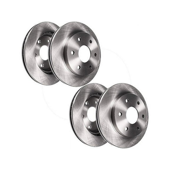 Rear Brake Rotor Set - Compatible with 2003 - 2006 Lincoln Navigator 2004 2005