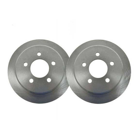 Rear Brake Rotor Set - Compatible with 2004 - 2008 Pontiac Grand Prix 2005 2006 2007