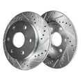 thumbnail image 1 of Rear Brake Rotor Set - Compatible with 2004 - 2015 Nissan Titan 2005 2006 2007 2008 2009 2010 2011 2012 2013 2014, 1 of 2