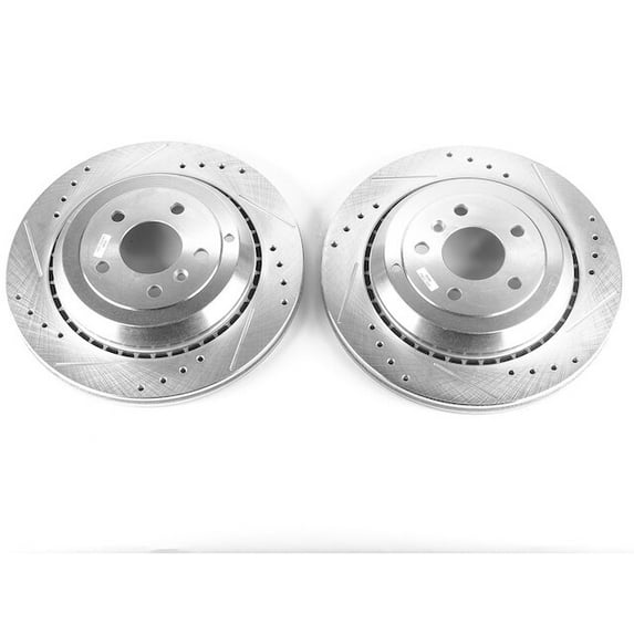Rear Brake Rotor Set - Compatible with 2007 - 2009 Mercedes-Benz GL320 2008