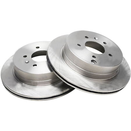 Rear Brake Rotor Set - Compatible with 2007 - 2009 Pontiac Torrent 2008