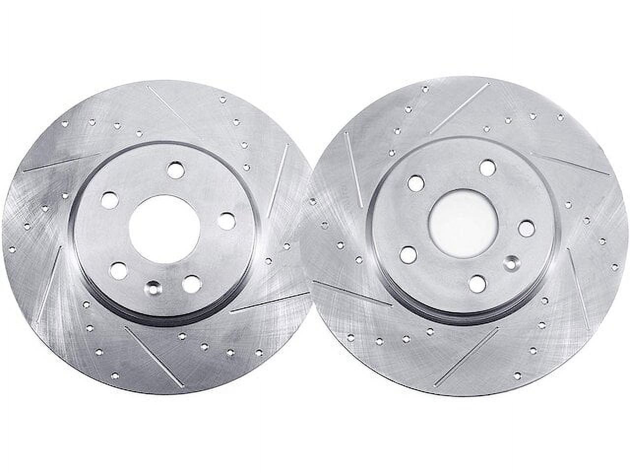 Rear Brake Rotor Set - Compatible with 2007 - 2013 BMW 335i 2008 2009 2010 2011 2012