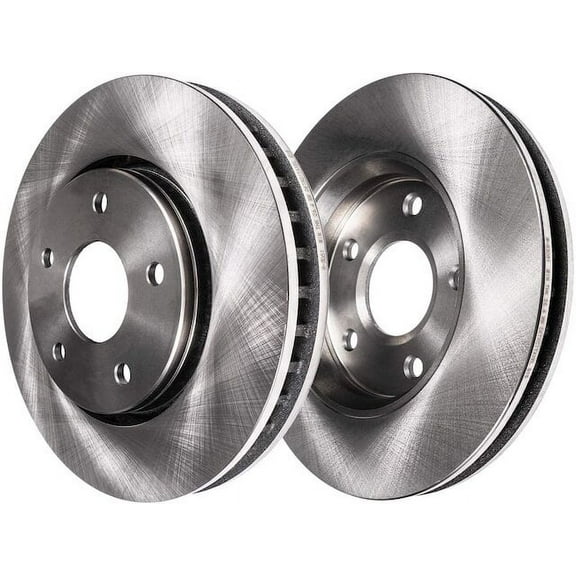 Rear Brake Rotor Set - Compatible with 2008 - 2014 Land Rover LR2 2009 2010 2011 2012 2013
