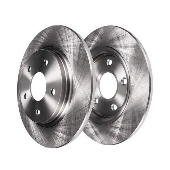 Rear Brake Rotor Set - Compatible with 2009 - 2013 Toyota Matrix Base 1.8L 4-Cylinder 2010 2011 2012