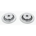 thumbnail image 1 of Rear Brake Rotor Set - Compatible with 2009 - 2019 Nissan 370Z 2010 2011 2012 2013 2014 2015 2016 2017 2018, 1 of 2