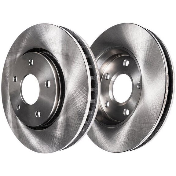 Rear Brake Rotor Set - Compatible with 2010 - 2012 Mercedes-Benz GL350 Bluetec 4Matic 2011