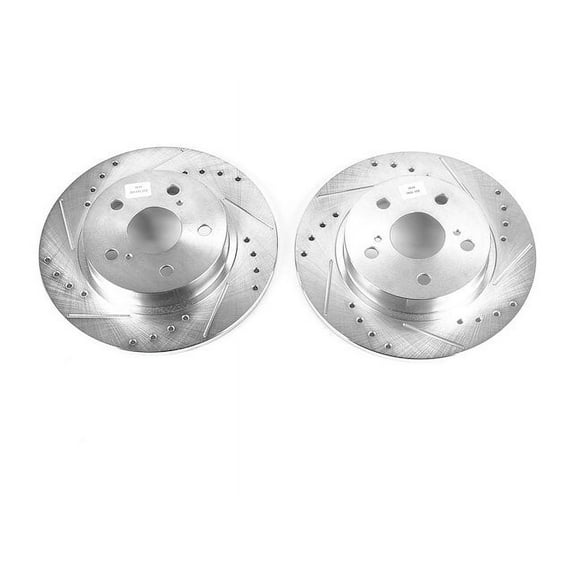 Rear Brake Rotor Set - Compatible with 2011 - 2016 Scion tC 2012 2013 2014 2015