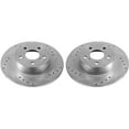 thumbnail image 1 of Rear Brake Rotor Set - Compatible with 2012 - 2015 Mercedes-Benz C250 2013 2014, 1 of 2