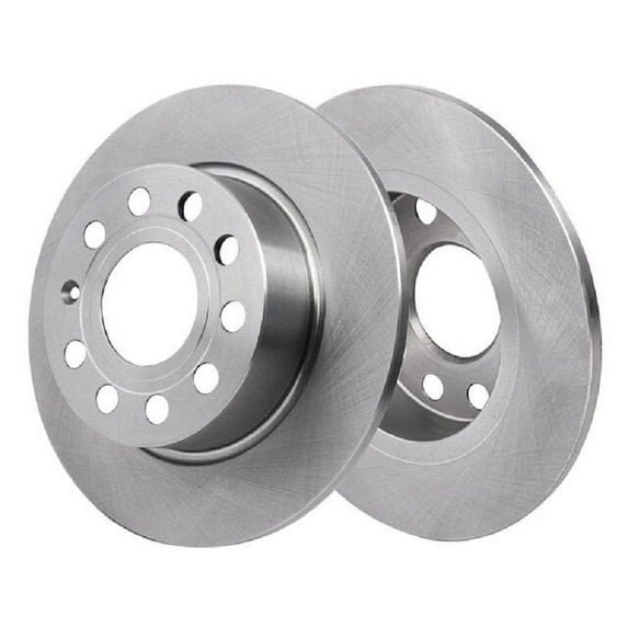 Rear Brake Rotor Set - Compatible with 2012 Volkswagen Beetle