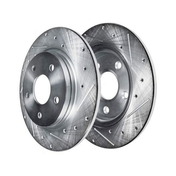 Rear Brake Rotor Set - Compatible with 2013 - 2016 Subaru BRZ 2014 2015