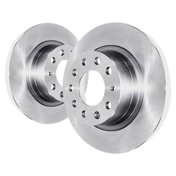 Rear Brake Rotor Set - Compatible with 2013 Volkswagen GTI Base