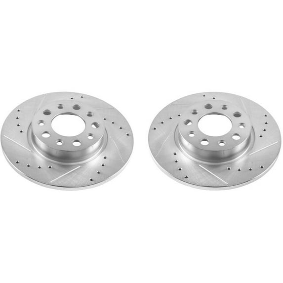 Rear Brake Rotor Set - Compatible with 2015 - 2021 Jeep Renegade 2016 2017 2018 2019 2020