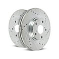 thumbnail image 1 of Rear Brake Rotor Set - Compatible with 2019 - 2021 Honda Insight 2020, 1 of 2