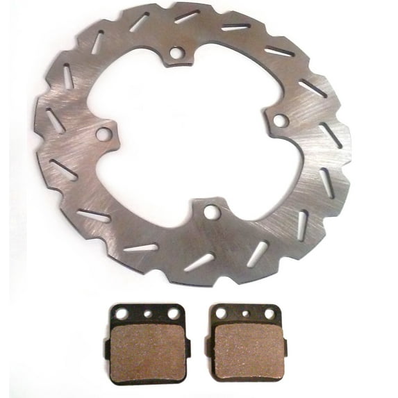 Rear Brake Rotor & Pads for Honda SporTrax TRX400EX 99-08 & TRX400X 09-14, Optimal Braking