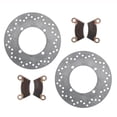 thumbnail image 1 of Rear Brake Rotors and Brake Pads fit Polaris Ranger 570 Full Size 2015 - 2022, 1 of 5