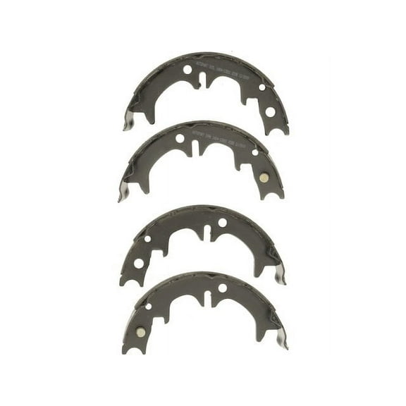 Rear Brake Shoe Set - Compatible with 1992 - 2011 Toyota Camry 1993 1994 1995 1996 1997 1998 1999 2000 2001 2002 2003 2004 2005 2006 2007 2008 2009 2010