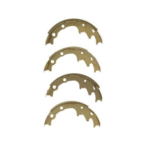 Rear Brake Shoe Set - Compatible with 1975 - 1980 Mercury Bobcat 1976 1977 1978 1979